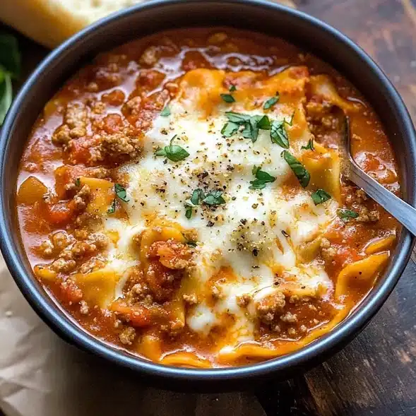 Easy One-Pot Lasagna Soup for Comfort Food Lovers