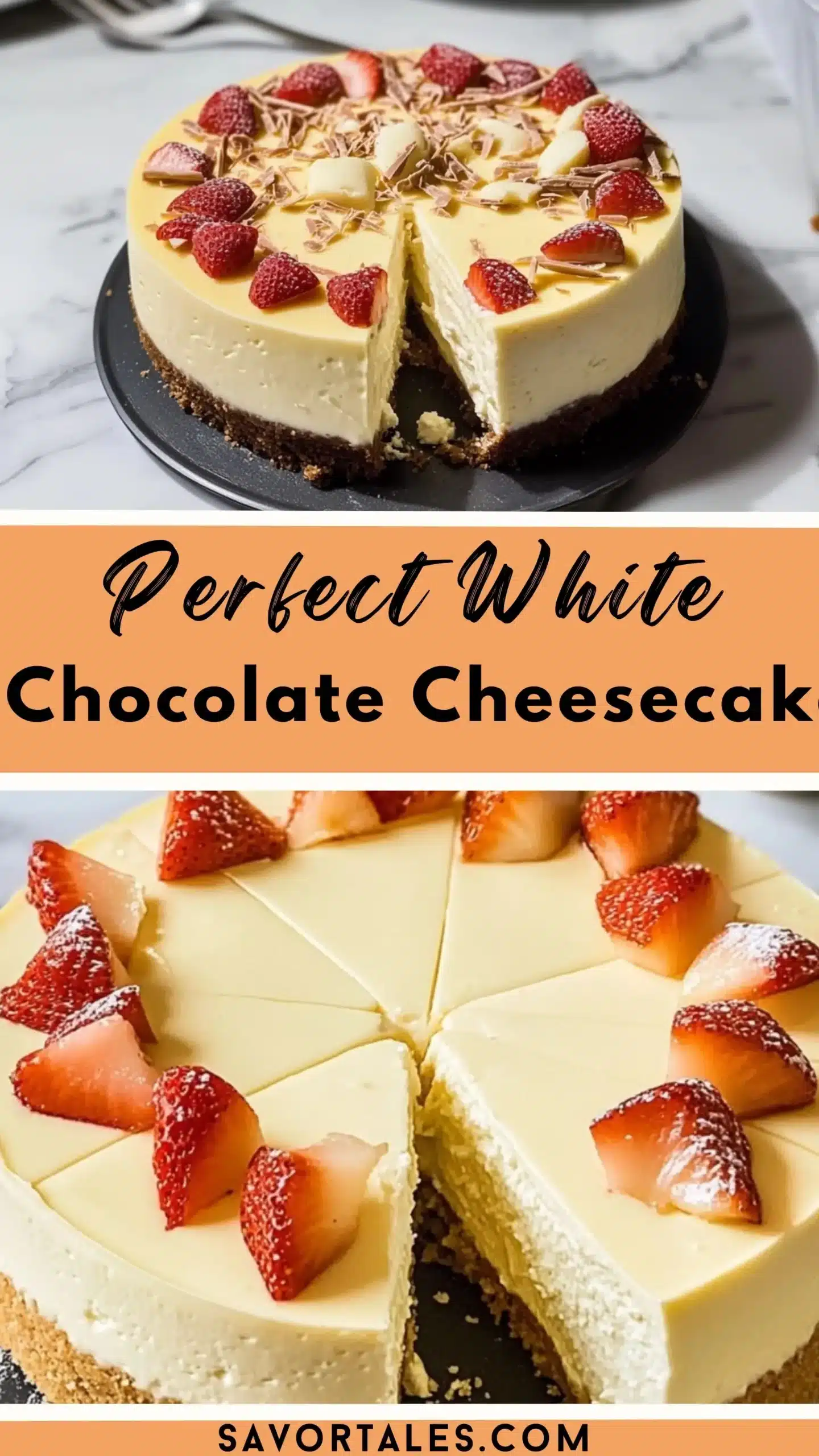 White Chocolate Cheesecake - Savortales