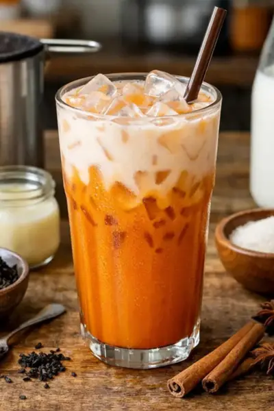 Red Bean Black Sesame Milk Tea - Savortales