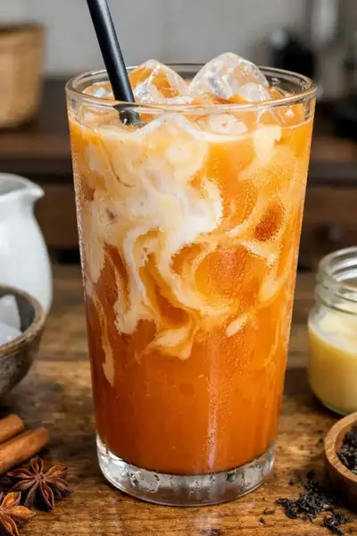 Red Bean Black Sesame Milk Tea - Savortales